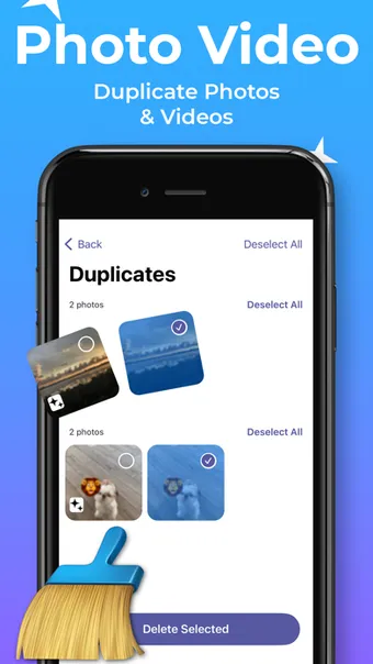 Phone Doctor App Store artwork showing duplicate-photo review